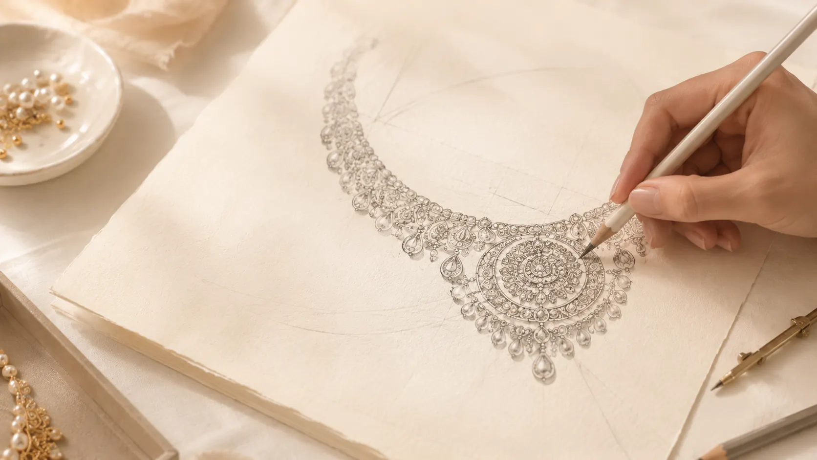 Jewellery design sketch